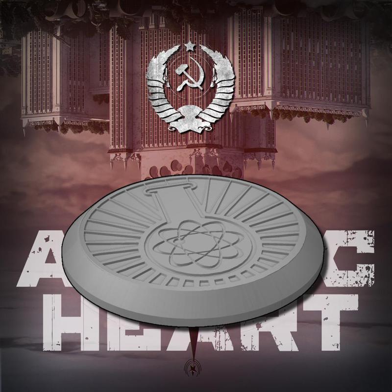 ATOMIC HEART Atomic base for your printable character figures