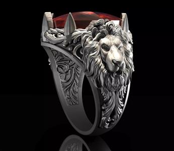 lion ring