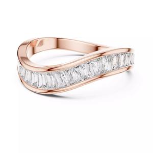 Curved Shape Baguette Cut Channel Set Wedding Band 3DM STL Video