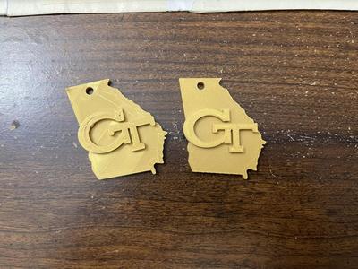 Georgia Tech Keychain