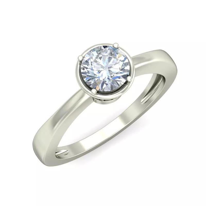 Classic Diamond Solitaire Engagement Ring