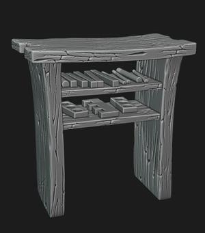 Rustic Carpenter’s Shelf