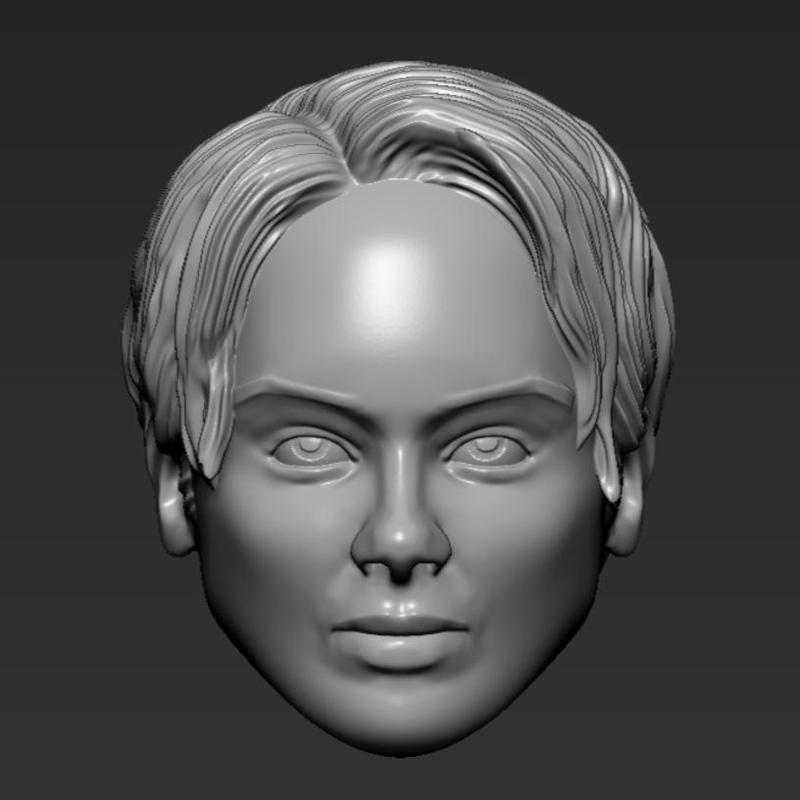 GENERIC WOMAN 3D HEAD FOR MCFARLANE TOYS