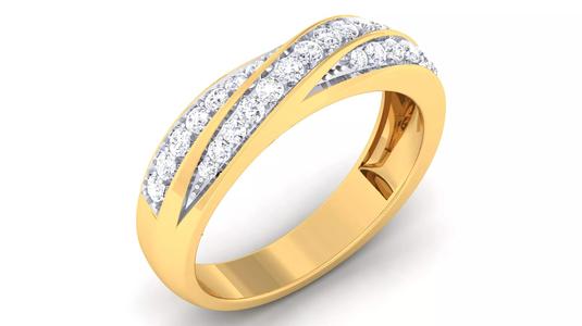 Couple Band Ring 3dm mgx render detail