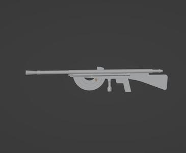 Chauchat - 3d Kitbashing