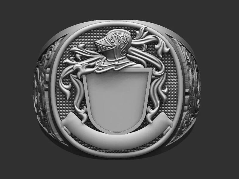 Coat of Arms Helmet Ring