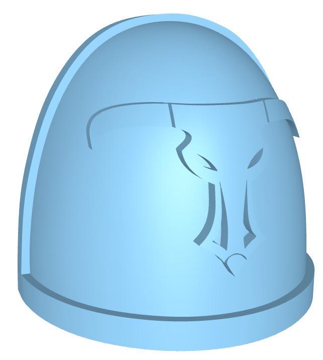 Minotaurs Space Marine Shoulder Pad
