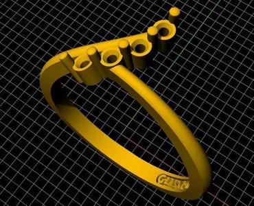 Cluster Ring 3dm file