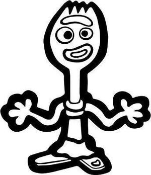 Forky Cookie Cutter