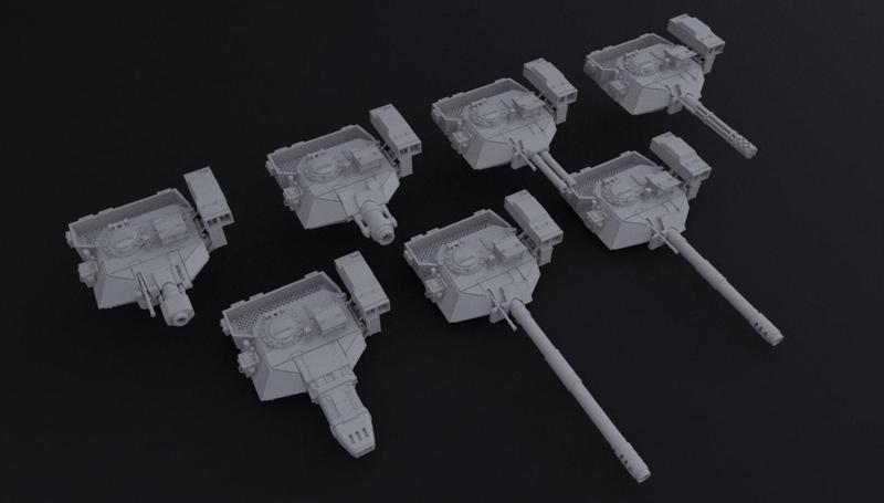 Leman Russ XM2 Pattern Turrets