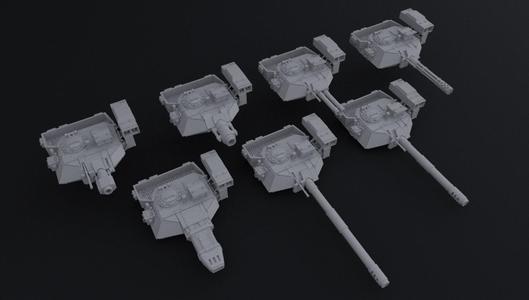 Leman Russ XM2 Pattern Turrets