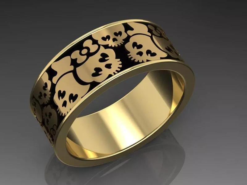 rings with sculls