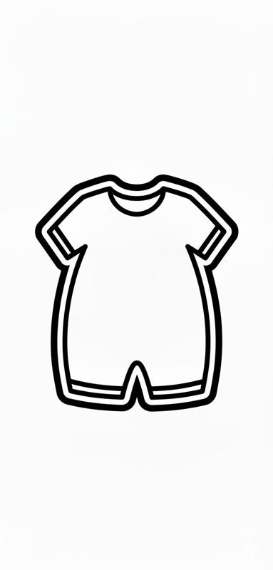 Christening costume cookie cutter