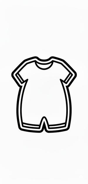 Christening costume cookie cutter
