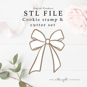 Bow Cookie Cutter + Stamp