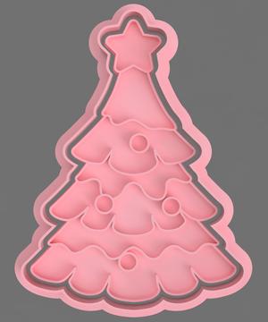 CHRISTMAS TREE CUTTERS FOR COOKIES AND FONDANT