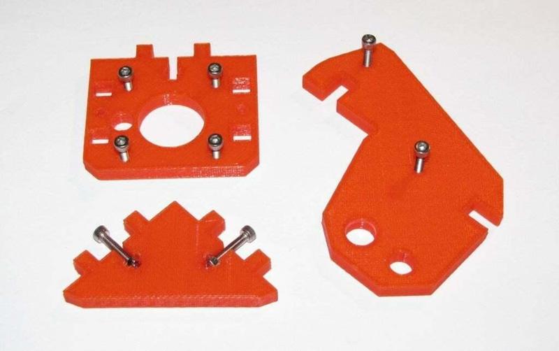 Printable Prusa i3 Frame Parts for Laser-cut (6mm) Frames