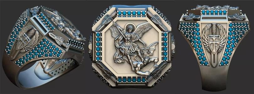 Saint Michael Sword Ring - Miguel