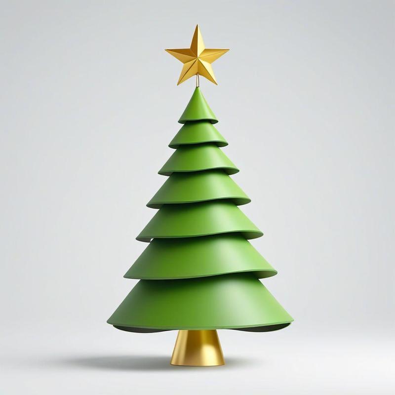 christmas tree with star