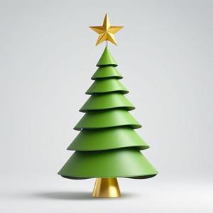 christmas tree with star