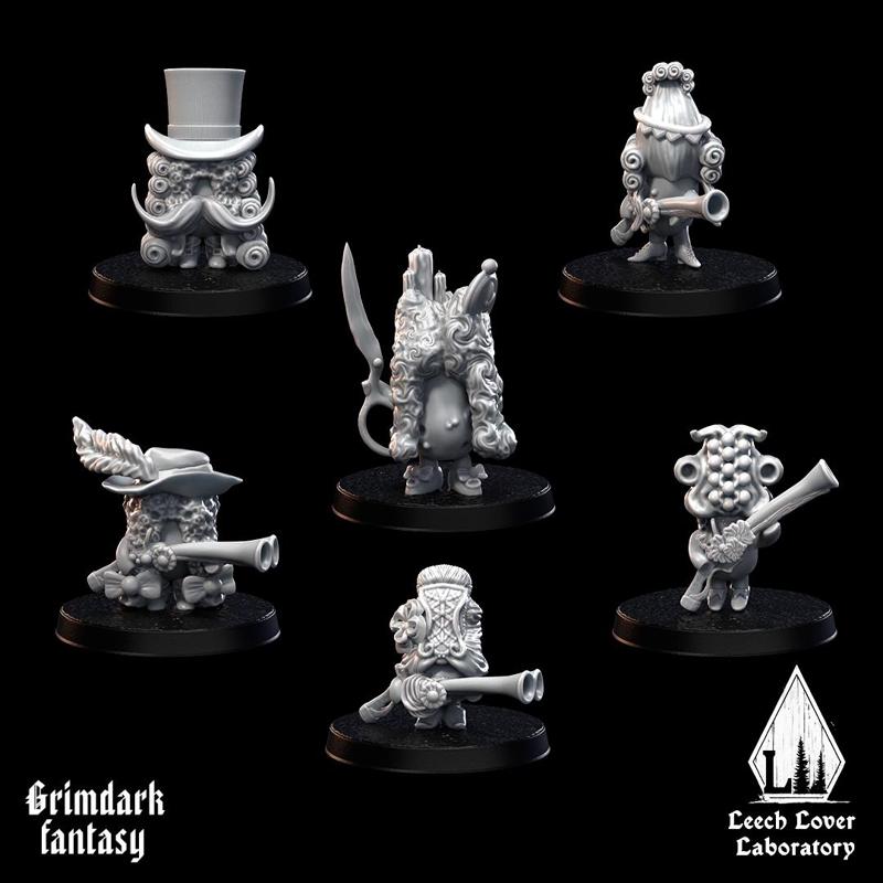 Potato Wigmakers for miniature-agnostic grimdark wargames