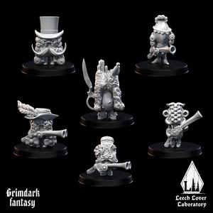 Potato Wigmakers for miniature-agnostic grimdark wargames
