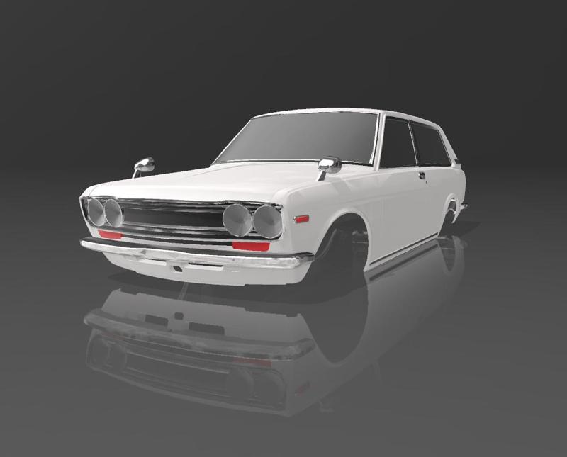 DATSUN 510 WAGON 2 DOOR 1:24 & 1:25 SCALE