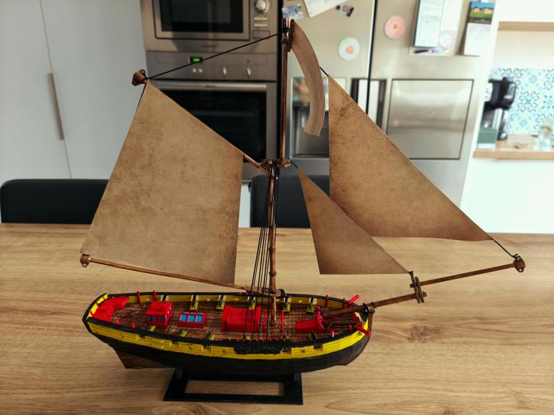 "The Fox - Cutter - 1813 - 28 mm scale