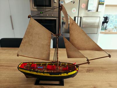 "The Fox - Cutter - 1813 - 28 mm scale