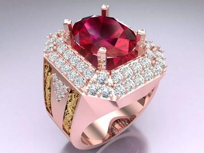 Dragon Ring - Oval stone Ring - N5461