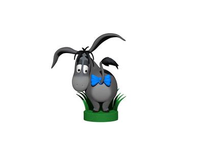 Eeyore for 3D printing STL 3 options
