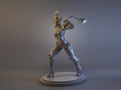 Yiorl-Chaos Pact Cheerleader: Fantasy Football // Blood Bowl