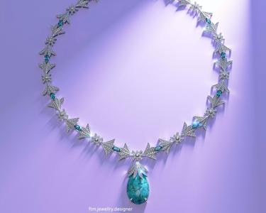 Tear stone necklace