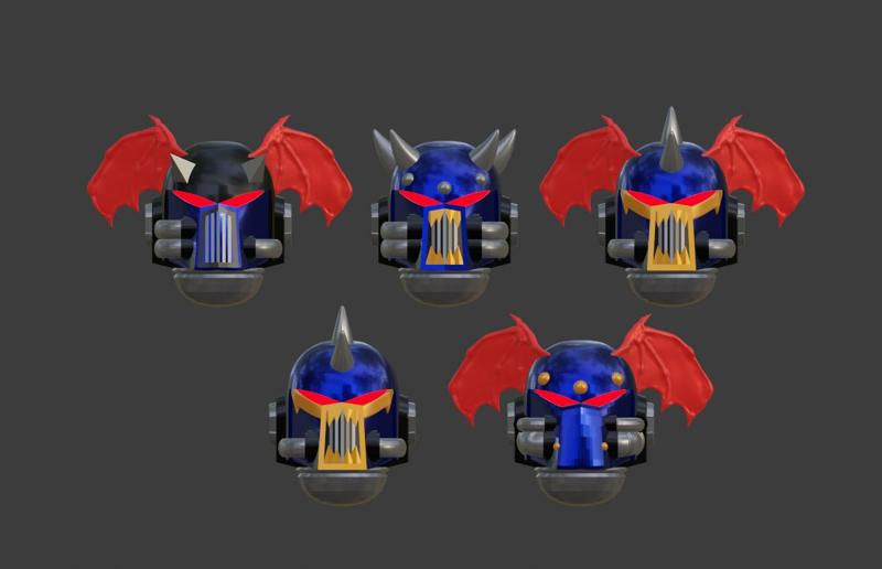 Lords of the Night - Edgelord Helmets - Conversion Bits