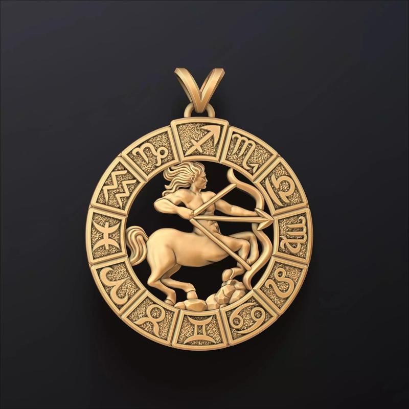 Horoscope Sagittarius Pendant v2
