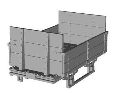 RAF Calshot narrow gauge railway Open Wagon 1/43 scale