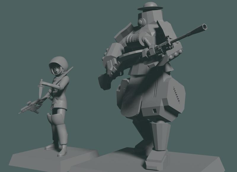 Kriegspiel: Factioniers Prototype Models