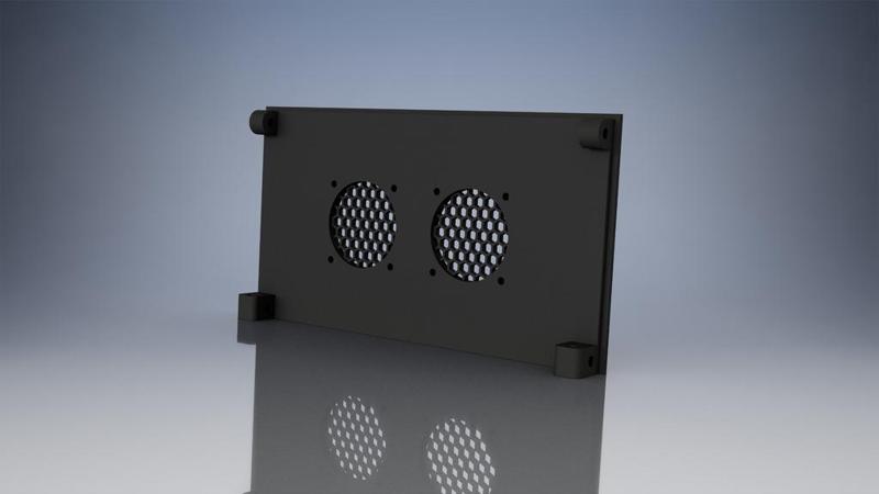 Double 30mm Fan Front