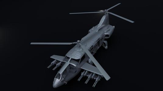 Soviet Kamov V50 Assault Helicopter