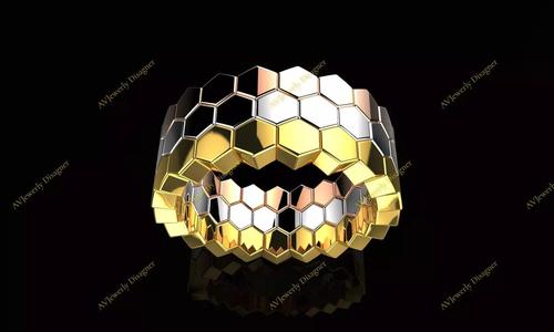 AV Designe 215 Honeycomb Ring
