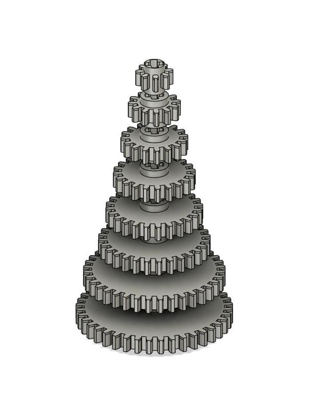Technic Gear Pack standard 8 - 40 tooth