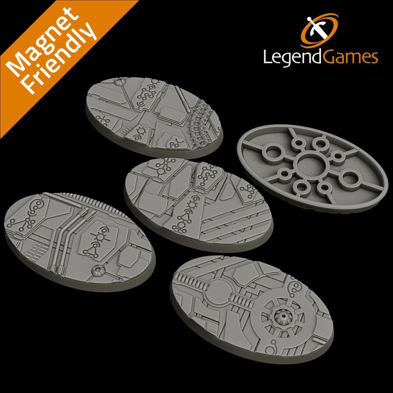 60x35mm Necro Tech Bases - Magents - LegendGames