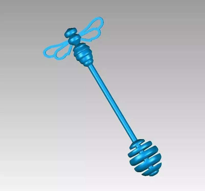 Honey Wand Dipper with Bee on Top