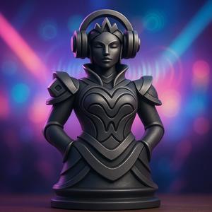 Chess Queen Shound Waves