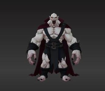 Formidable Vampire Abomination - Predatory Dark Fantasy Villain Figure