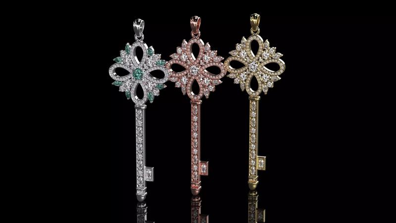 Tiffany Key Pendant
