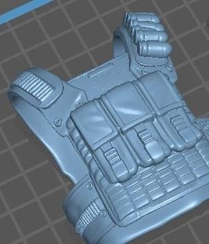 1/12 gi joe classified vest 7 "HISS TEAM V1"