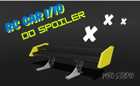 RC DRIFT CAR 1:10 DOUBLE DECK WING GT SPOILER