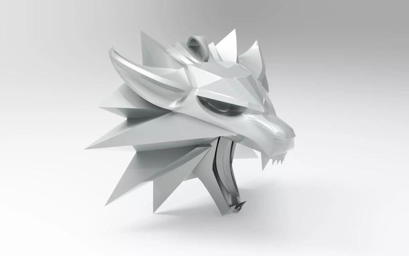 Wolf School Medallion From Witcher 3 Wild Hunt