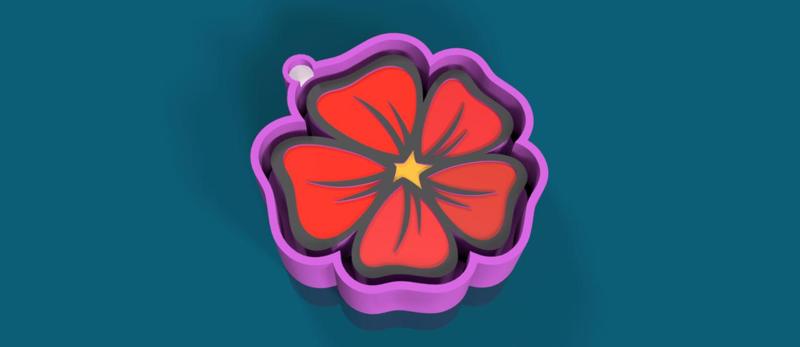 🌸 Flower 2 – Freshie Mold Versatile